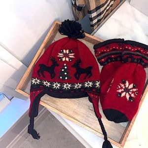 Wool Hat & Mittens NEW, Lopi yarn ❄️